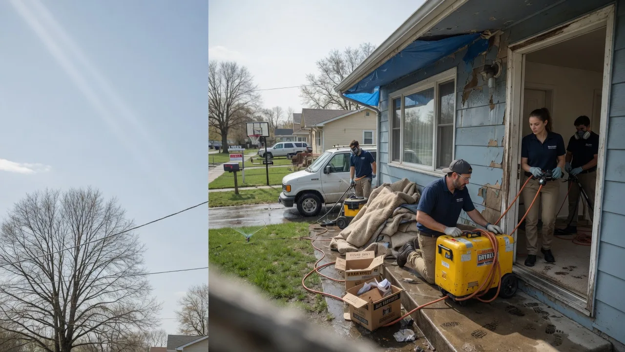 Basement Flood Cleanup in Summitville, OH near me